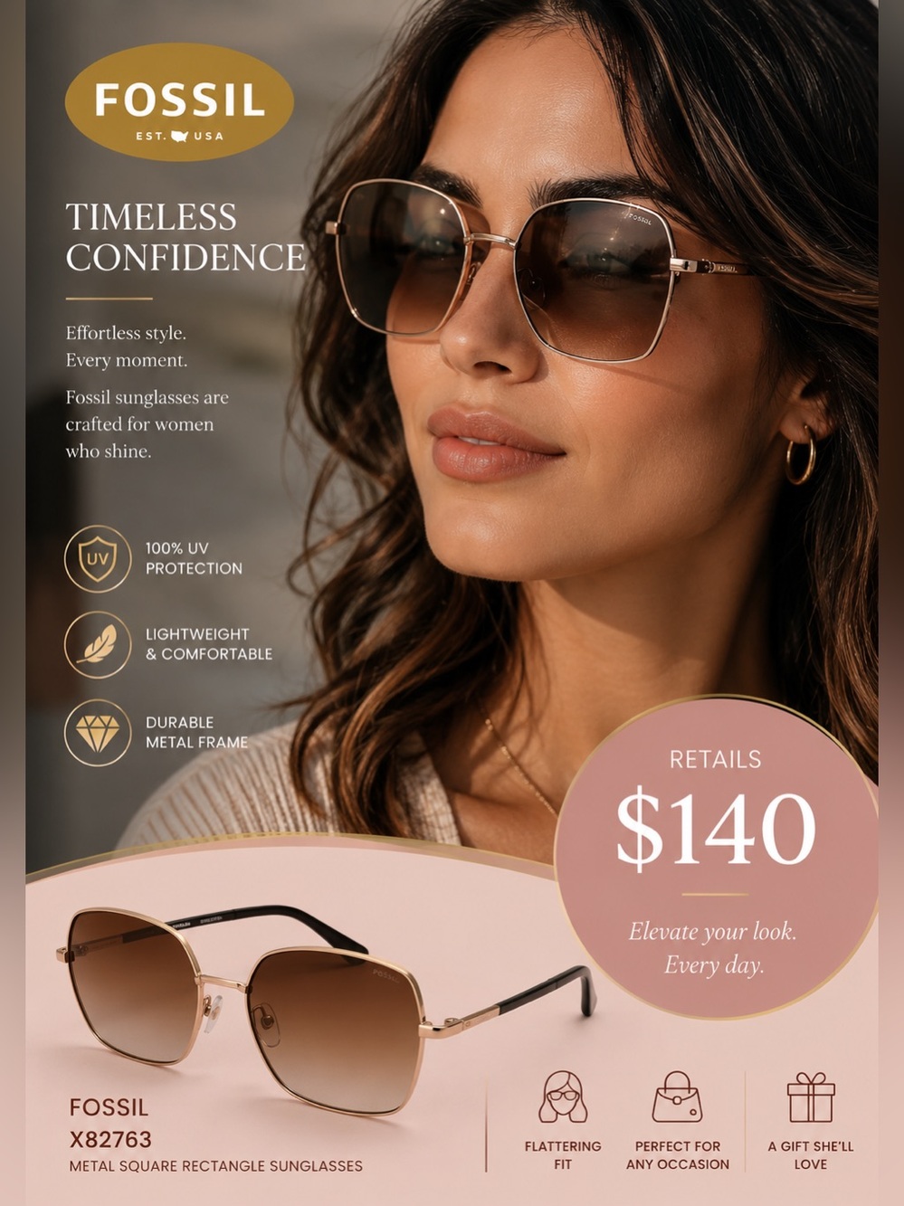 Fossil Sunglasses New